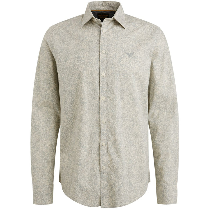 Long Sleeve Shirt Print On Ctn/lyc - Zand