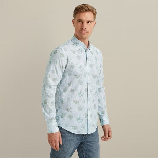 Long Sleeve Shirt Print On Fine Po - Zand