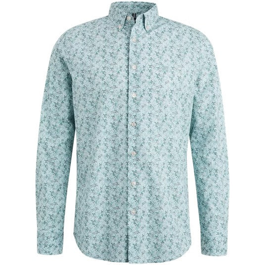 Long Sleeve Shirt Print On Poplin - Zand