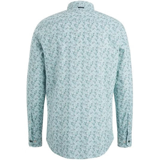 Long Sleeve Shirt Print On Poplin - Zand