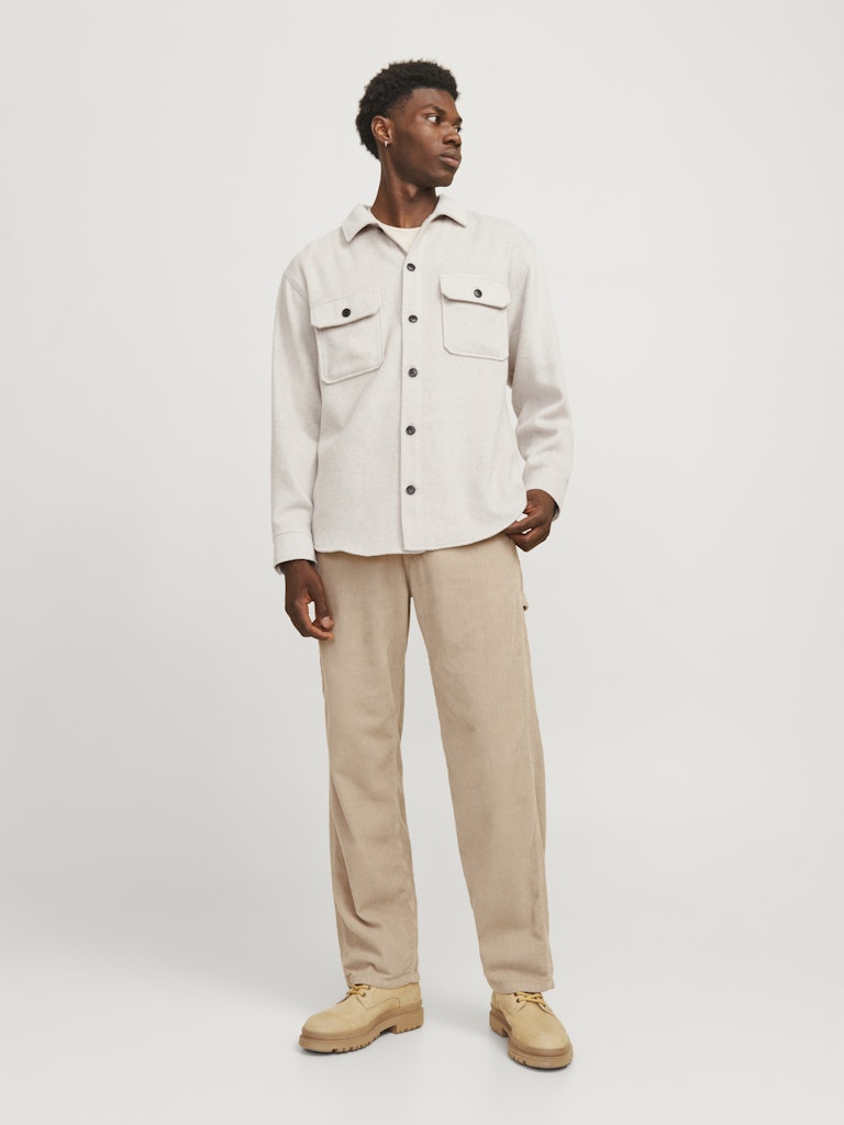 Jjebradley Ollie Overshirt Ls Noos - Beige