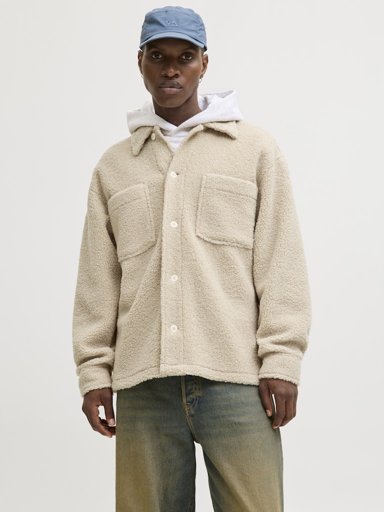 Jorbleecker Teddy Overshirt Ls - Beige