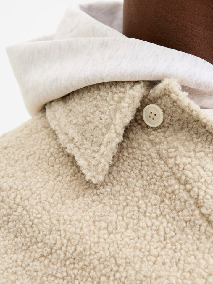 Jorbleecker Teddy Overshirt Ls - Beige