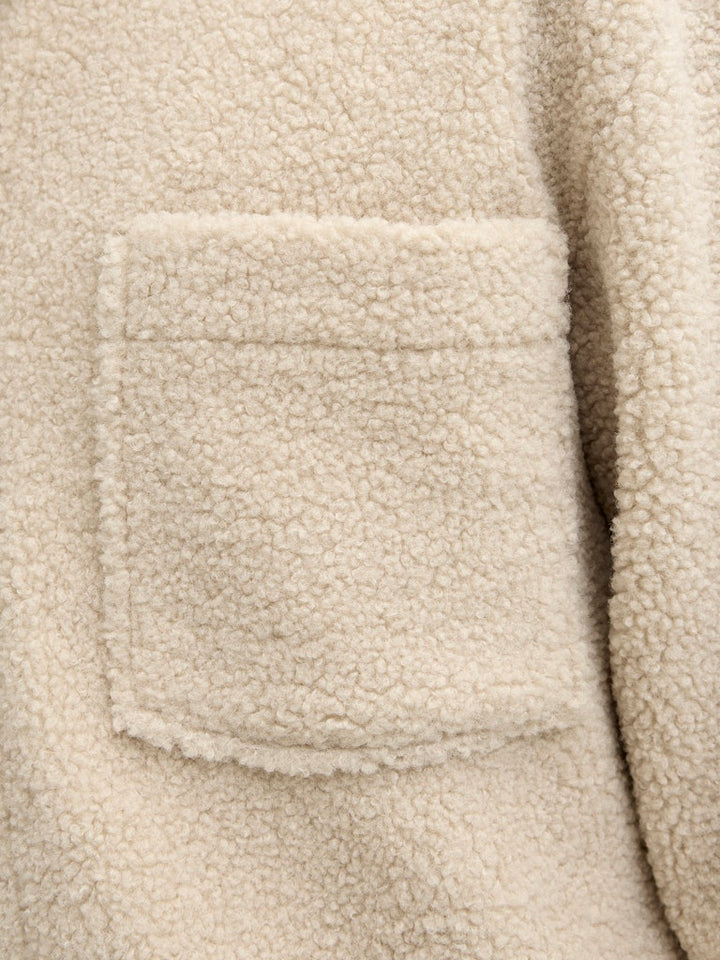 Jorbleecker Teddy Overshirt Ls - Beige