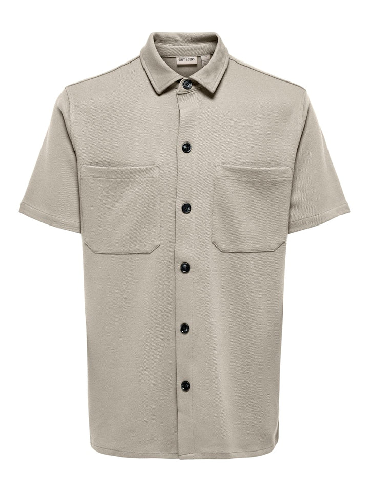Onsnewkodyl Overshirt Sweat Noos - Beige