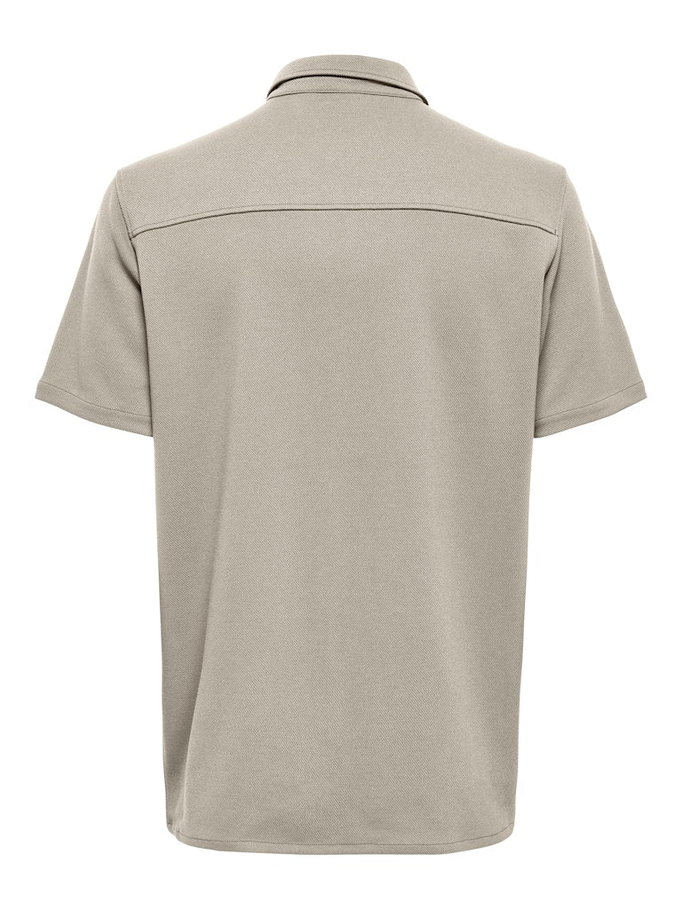 Onsnewkodyl Overshirt Sweat Noos - Beige