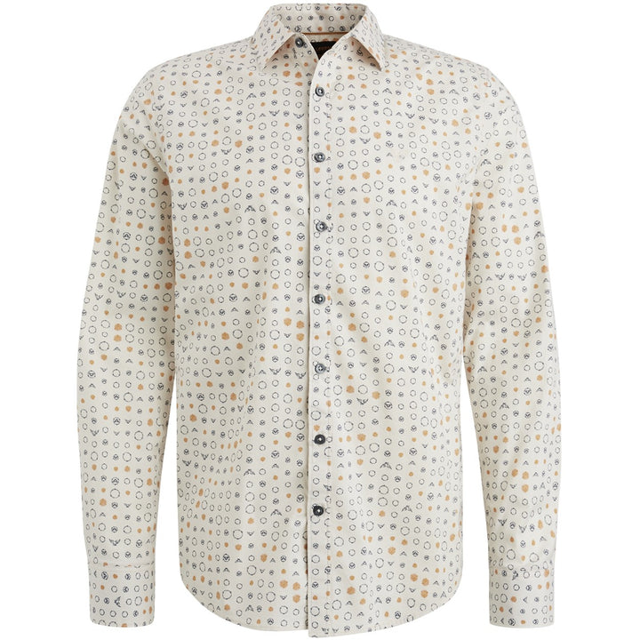 Long Sleeve Shirt Print On Poplin - Zand Dessin