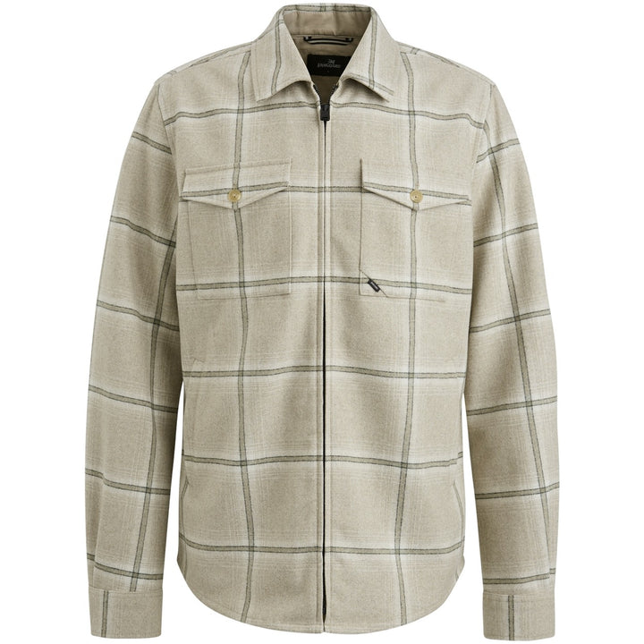 Long Sleeve Shirt Check Brushed Wo - Zand Dessin