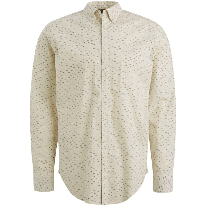 Long Sleeve Shirt Allover Print On - Ecru Dessin