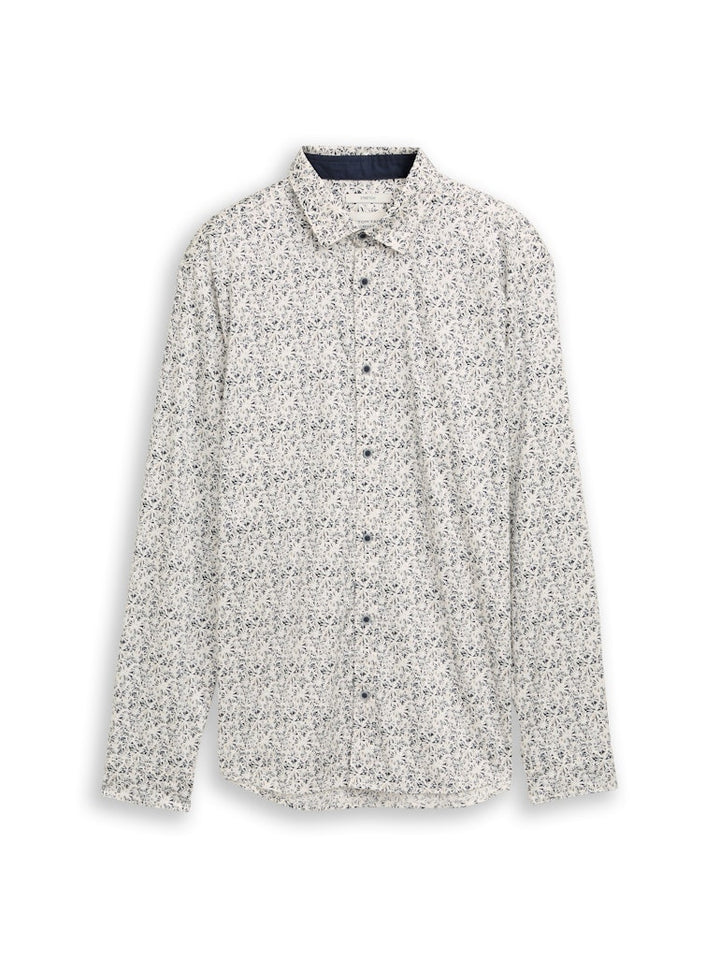 Stretch Shirt - Wit Dessin