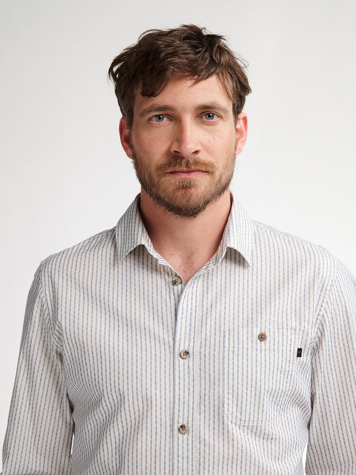 Men Shirt Long Sleeve Aop - Geel