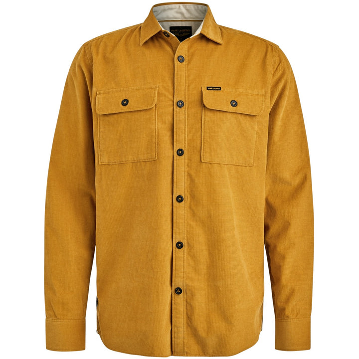 Long Sleeve Shirt Fine Waffle Cord - Oker