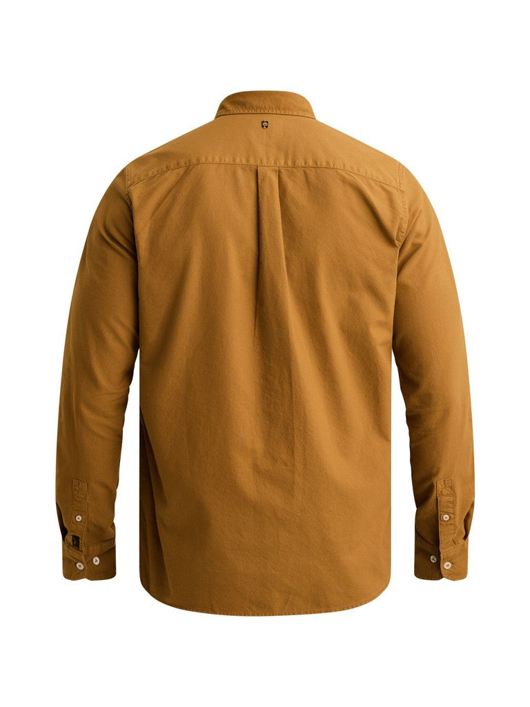 Long Sleeve Shirt Garment Dye Oxfo - Oker
