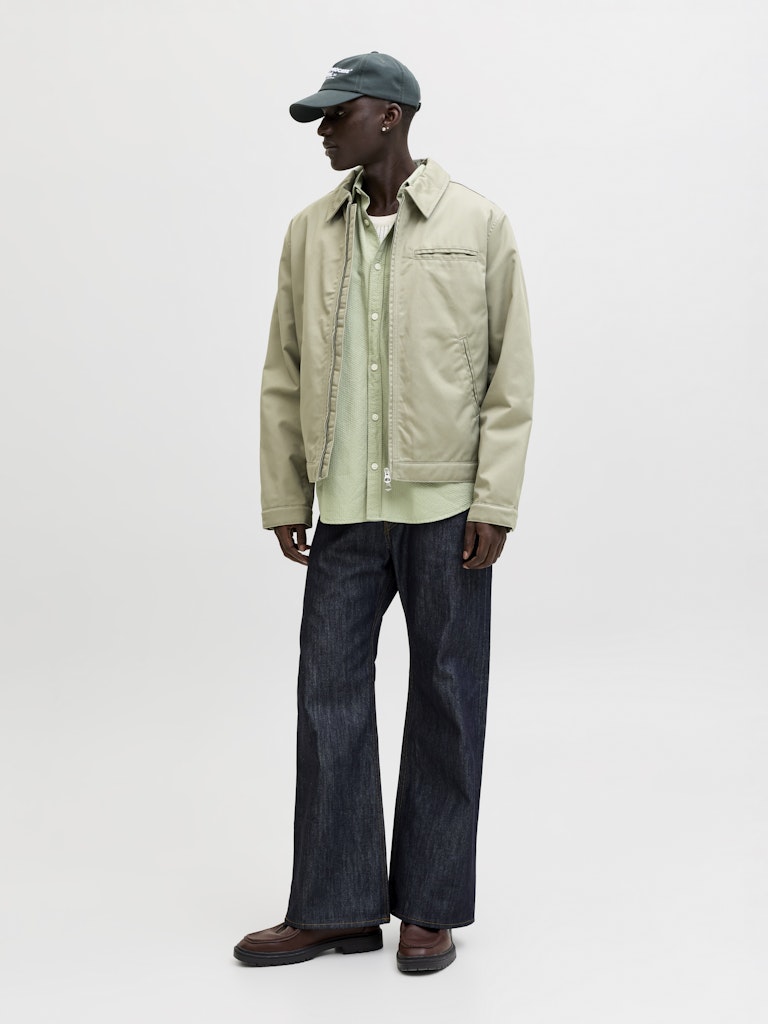Jornantucket Dobby Shirt Ss - Olijf