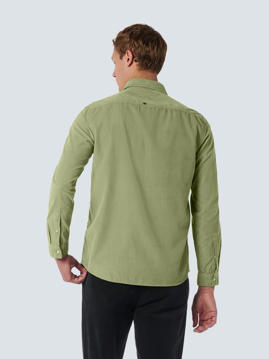 Shirt Corduroy Solid - Olijf