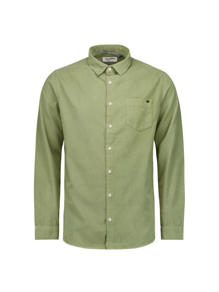 Shirt Corduroy Solid - Olijf