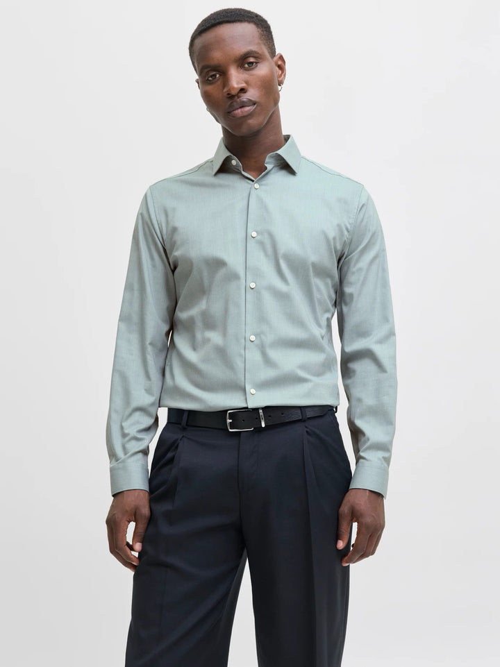 Jprblaparker Shirt L/s Noos - Oud Groen
