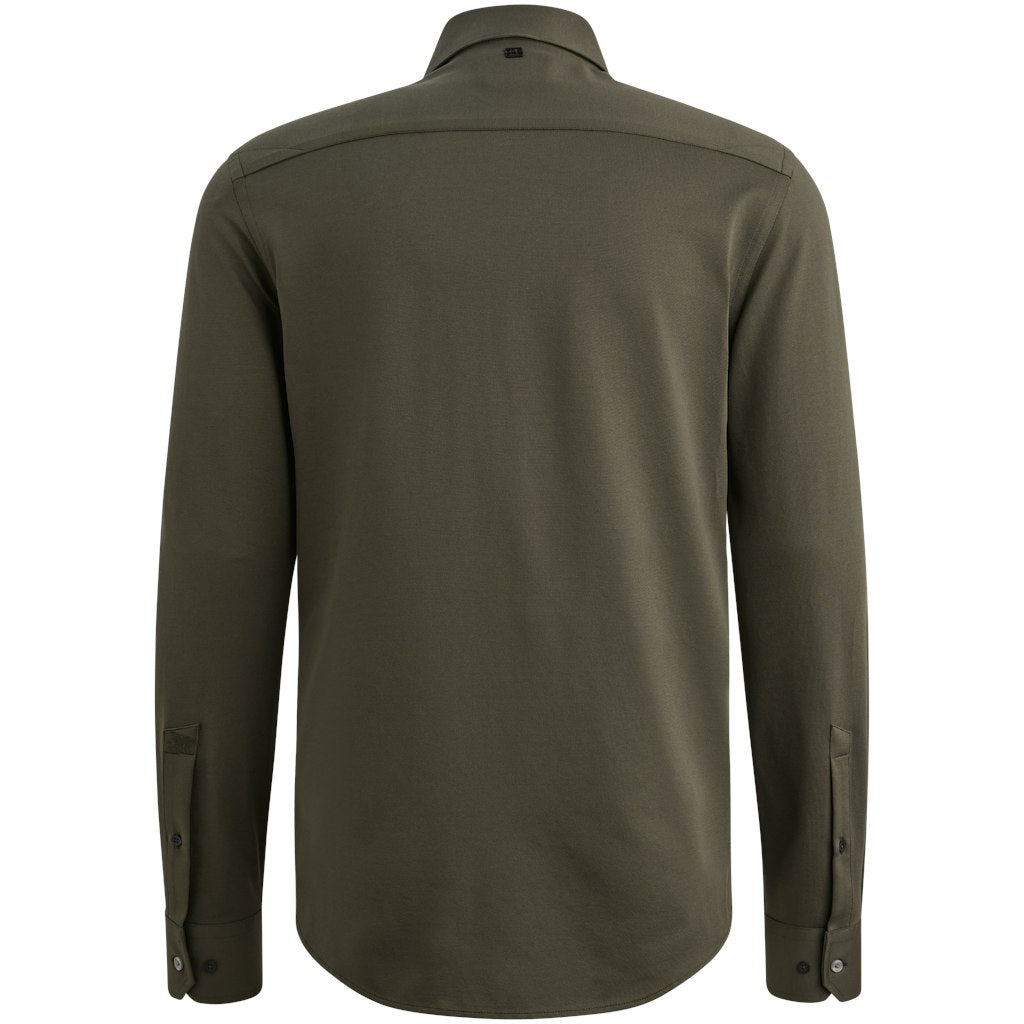 Long Sleeve Shirt Tech Oxford Soli - Army