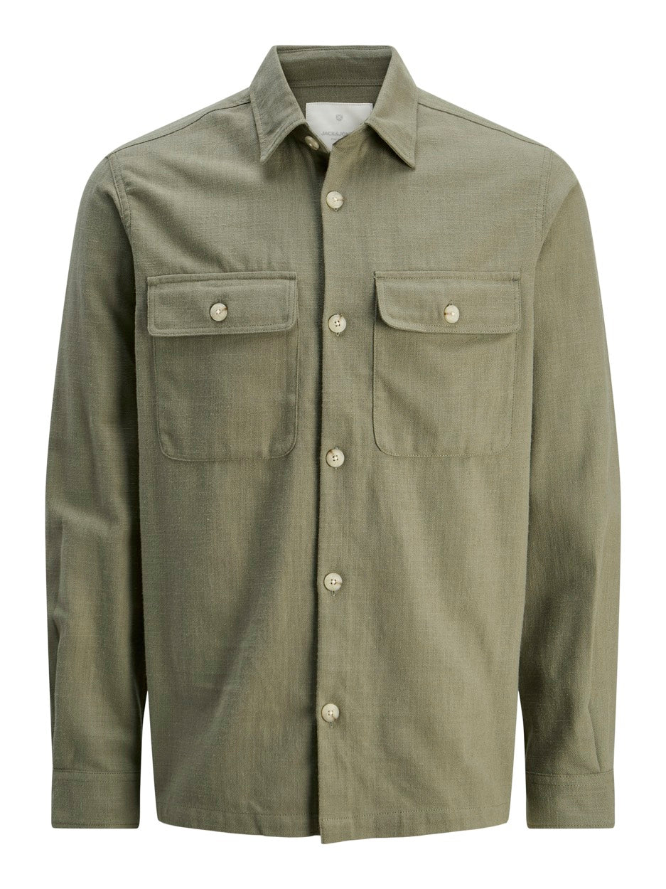 Jprccraymond Spring Solid Overshirt - Army