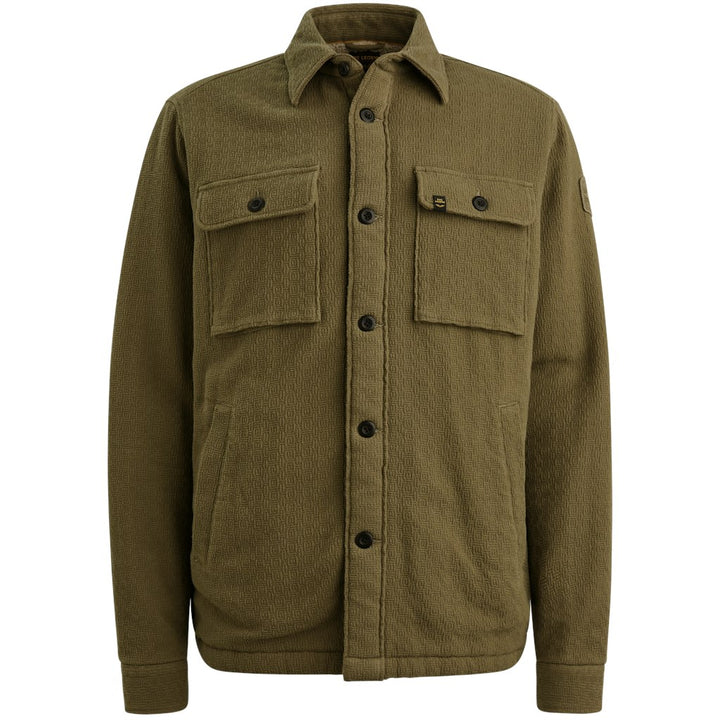 Long Sleeve Shirt Bold Waffle With - Army