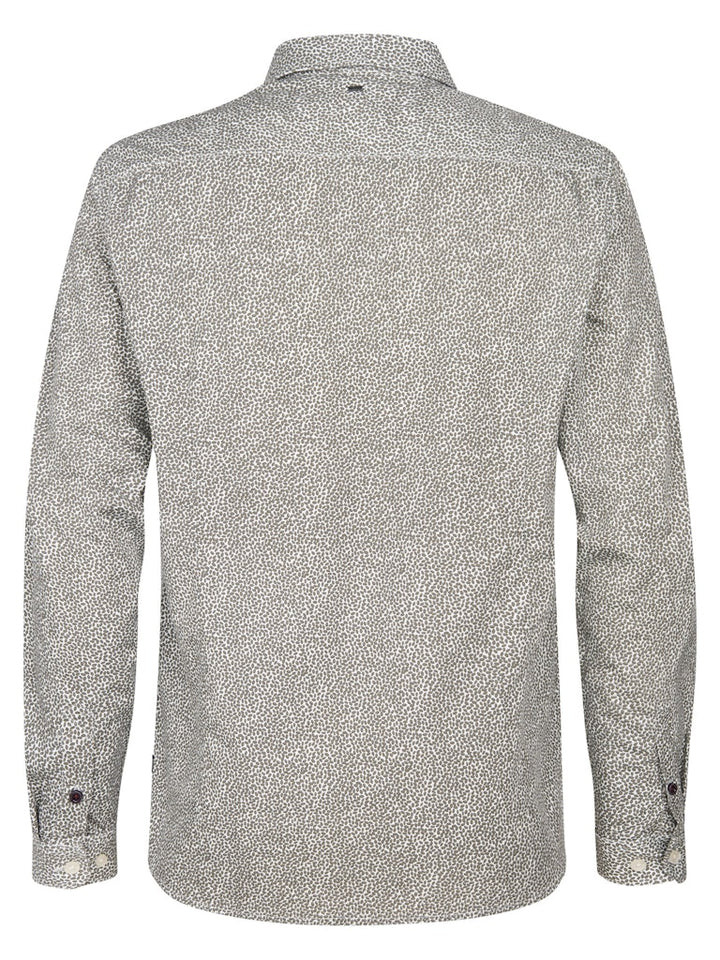 Men Shirt Long Sleeve Aop - Groen Dessin