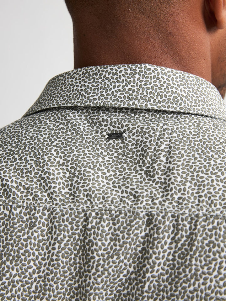 Men Shirt Long Sleeve Aop - Groen Dessin