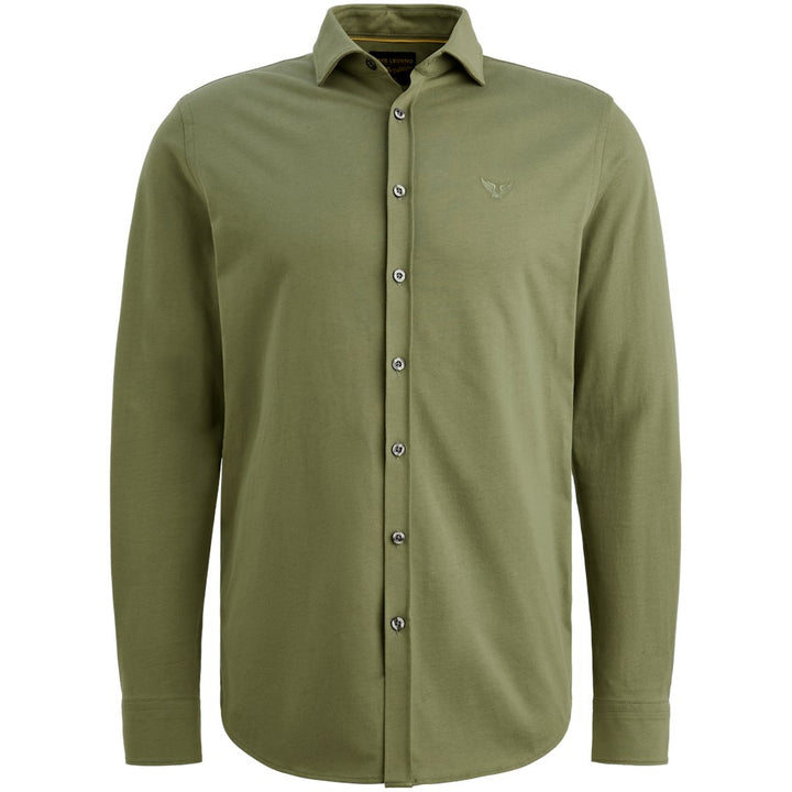 Long Sleeve Shirt Satin Jersey - Groen