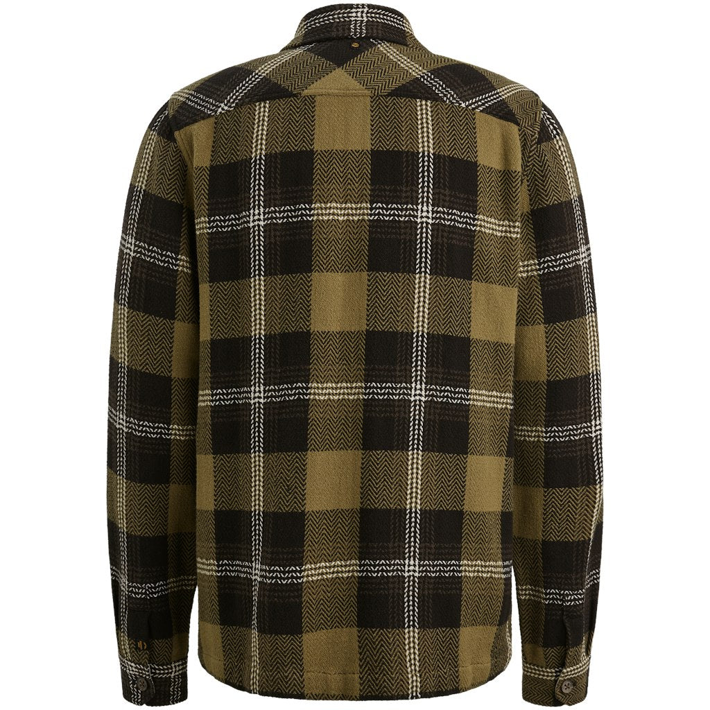 Long Sleeve Shirt Yarn Dye Check - Groen Dessin