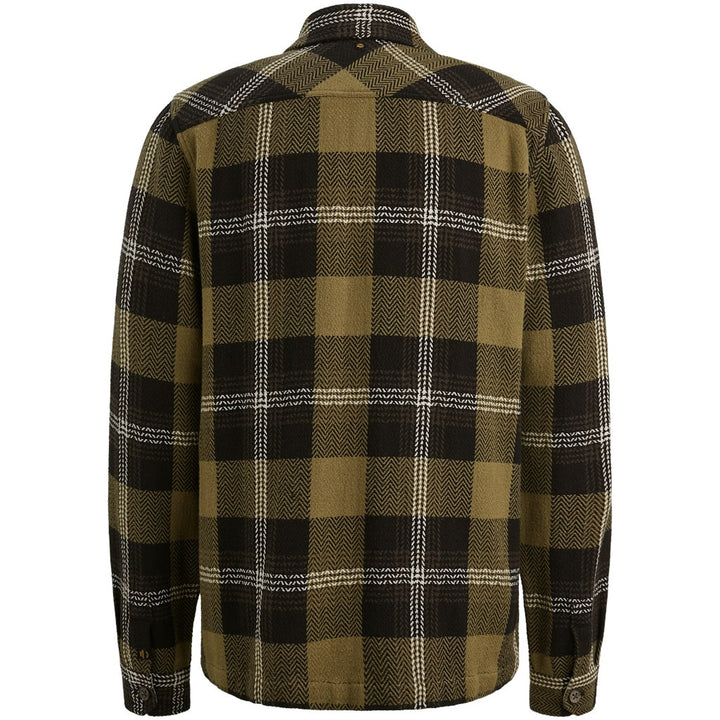 Long Sleeve Shirt Yarn Dye Check - Groen Dessin