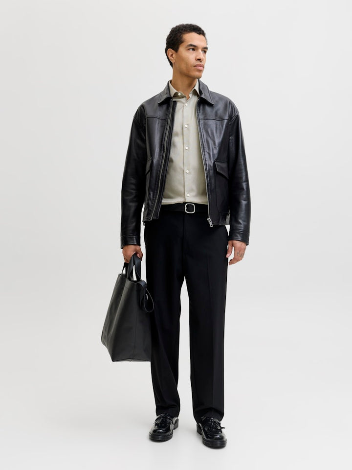 Jprblaparker Shirt L/s Noos - Groen Dessin