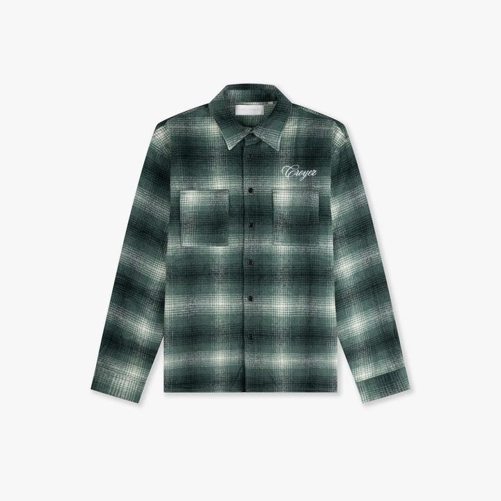 Essence Flannel Shirt - Groen Dessin