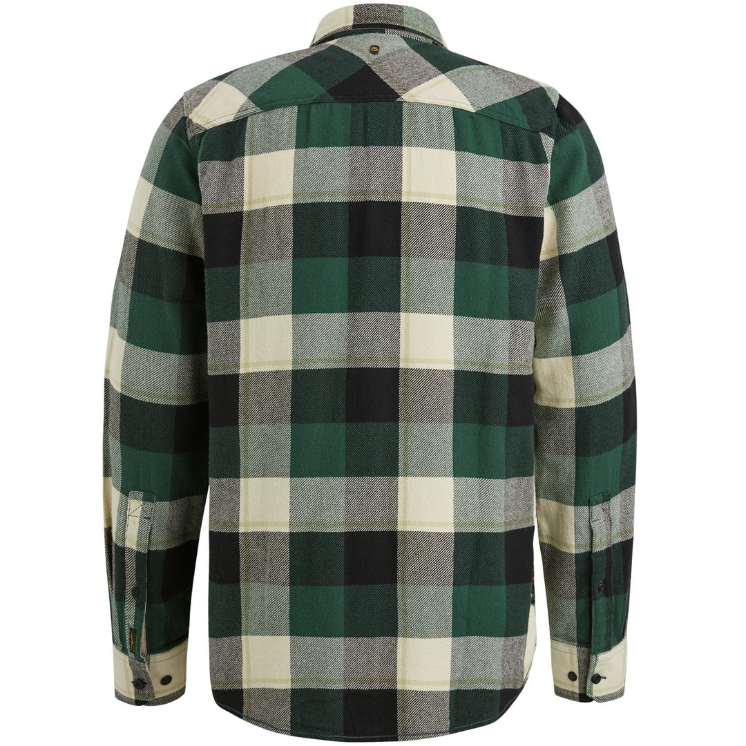 Long Sleeve Shirt Ctn Flanel H. Tw - Groen Dessin