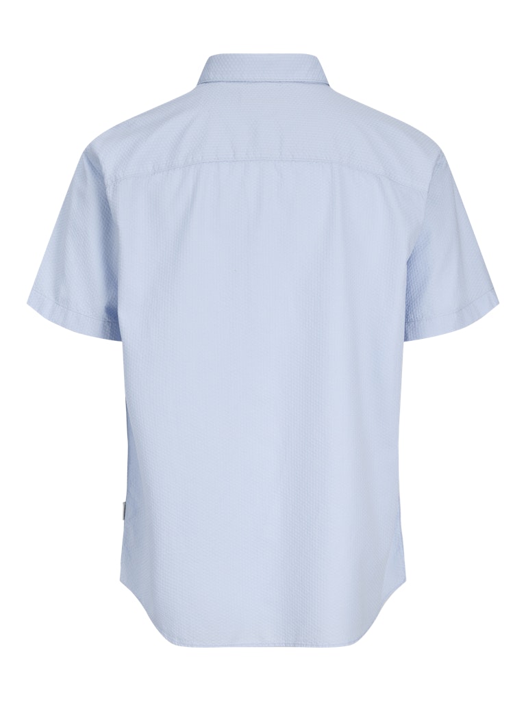 Jornantucket Dobby Shirt Ss - Lichtblauw