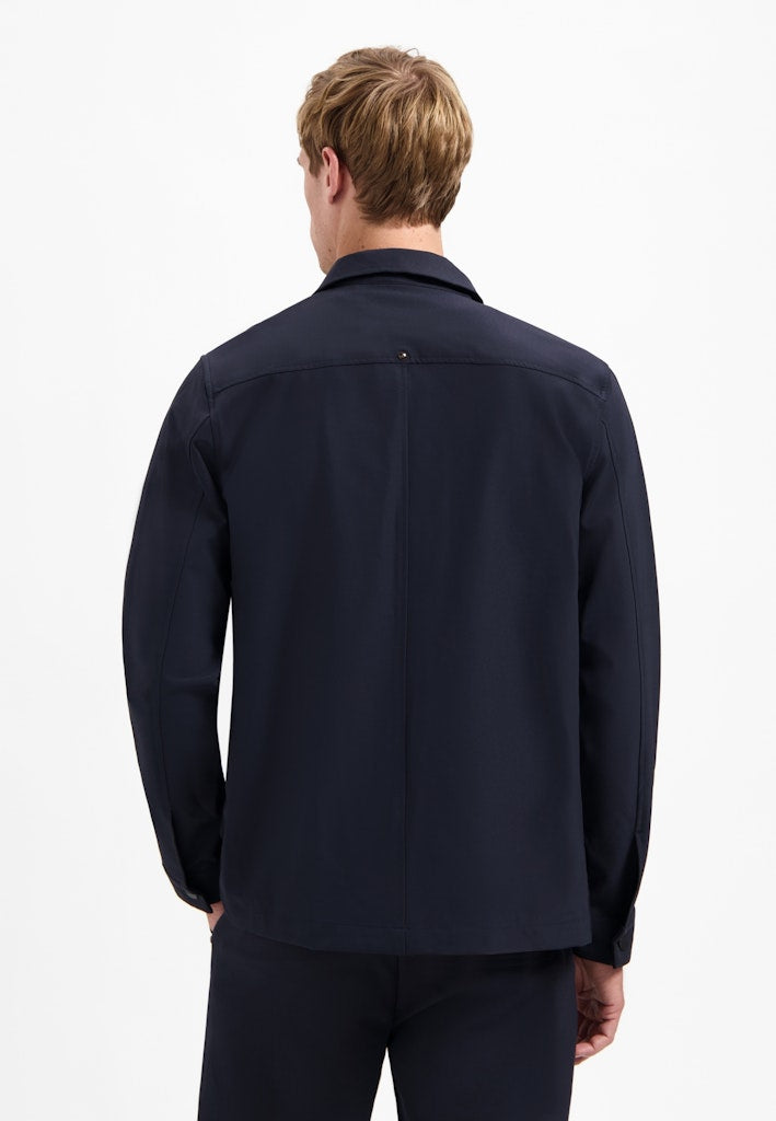 Overshirt Full Zipper Stretch Sedoc - Lichtblauw