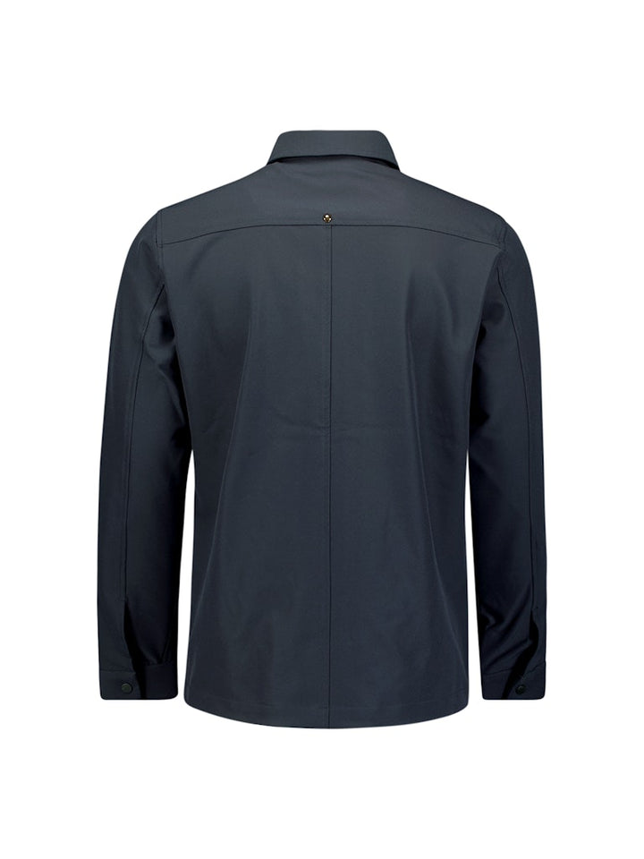 Overshirt Full Zipper Stretch Sedoc - Lichtblauw