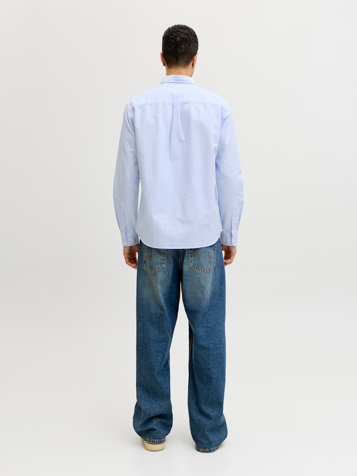 Jprbluharvey Oxford L/s Shirt Sn - Lichtblauw