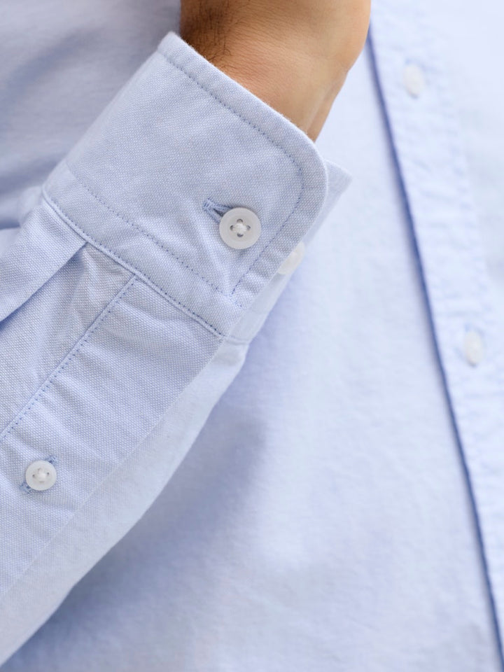 Jprbluharvey Oxford L/s Shirt Sn - Lichtblauw