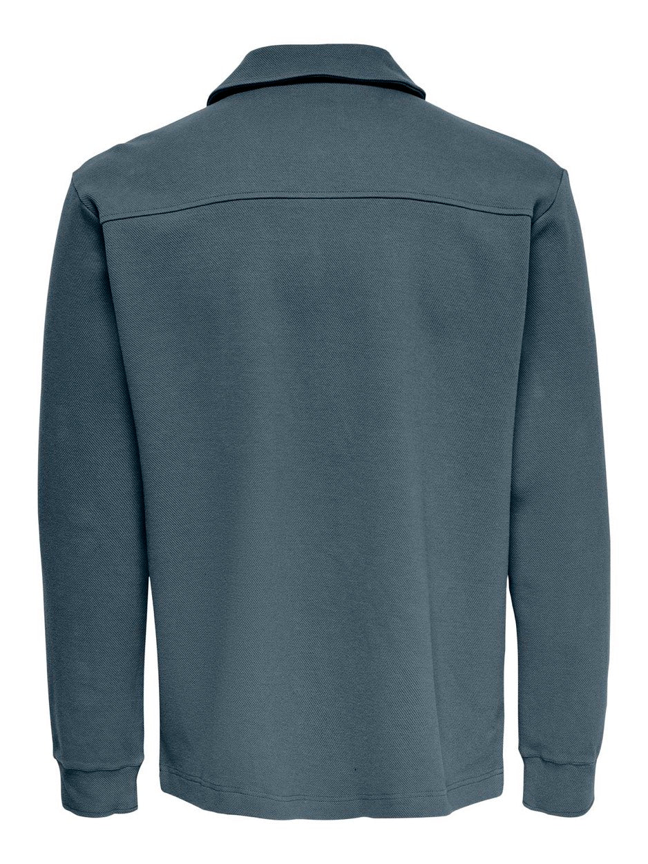 Onsnewkodyl Overshirt Sweat Noos - Rafblauw