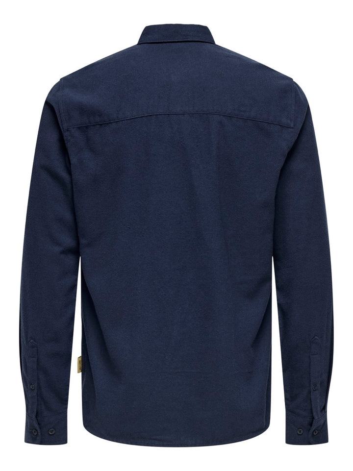 Onsgudmund Slim 1-pkt Solid Shirt N - Navy