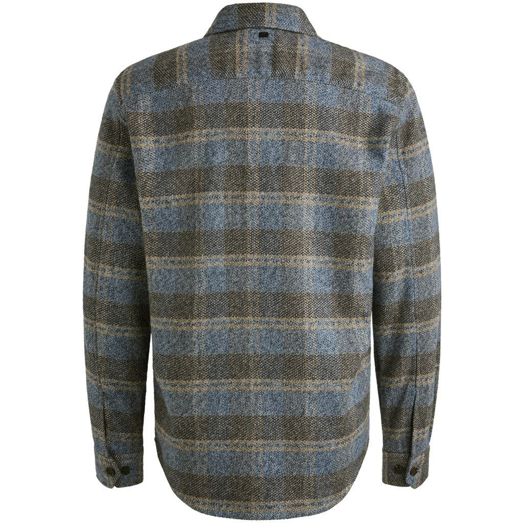 Long Sleeve Shirt Check Brushed Mo - Blauw Dessin