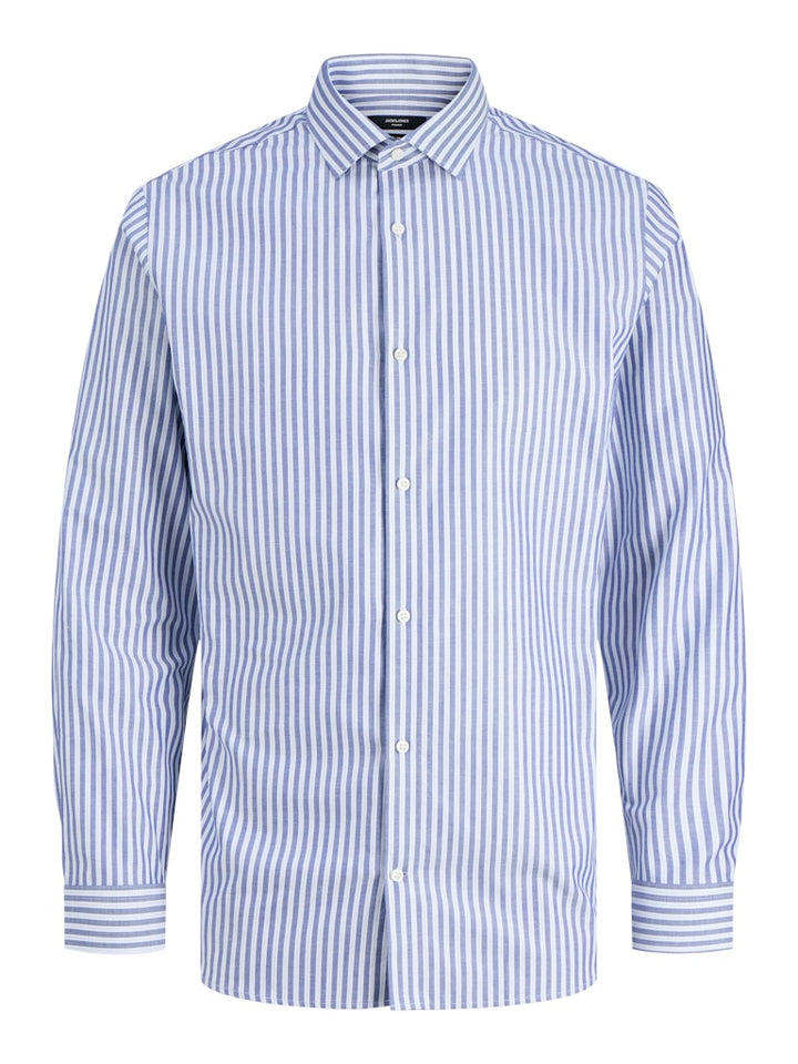 Jprblaparker Shirt L/s Noos - Blauw Dessin