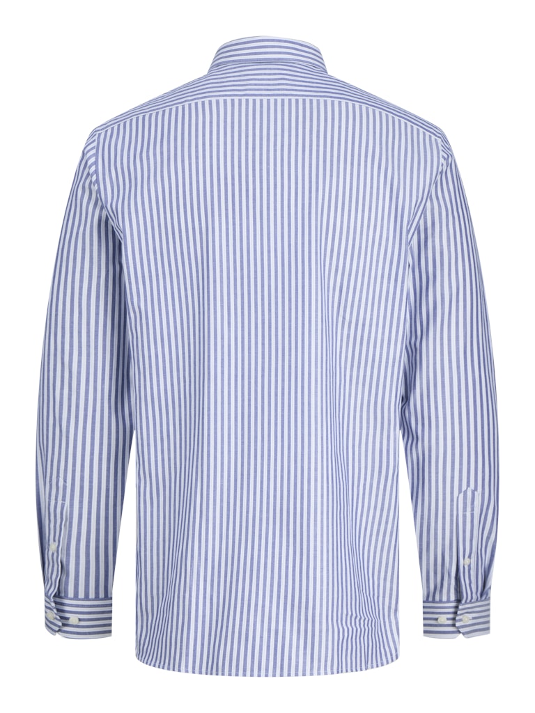Jprblaparker Shirt L/s Noos - Blauw Dessin