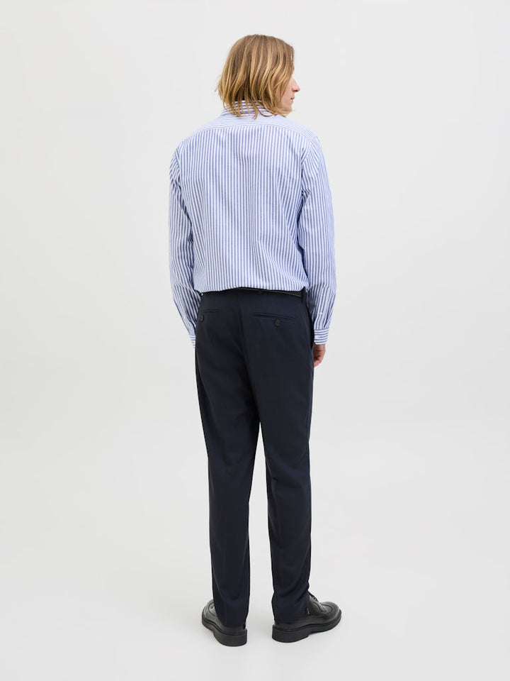 Jprblaparker Shirt L/s Noos - Blauw Dessin