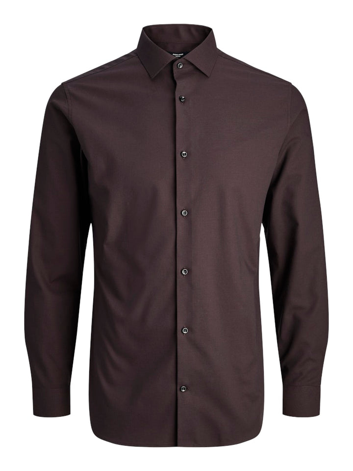 Jprblaparker Shirt L/s Noos - Bruin