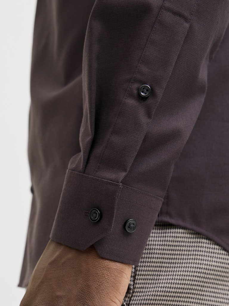 Jprblaparker Shirt L/s Noos - Bruin