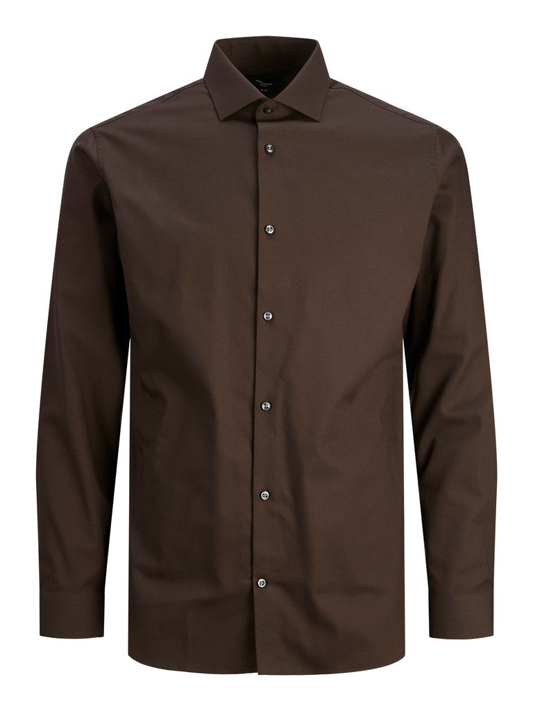 Jprblaparker Shirt L/s Noos - Bruin