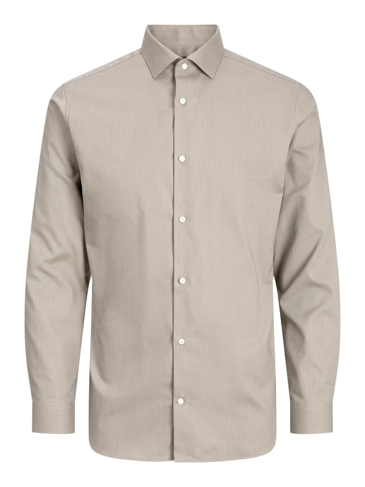 Jprblaparker Shirt L/s Noos - Licht Bruin