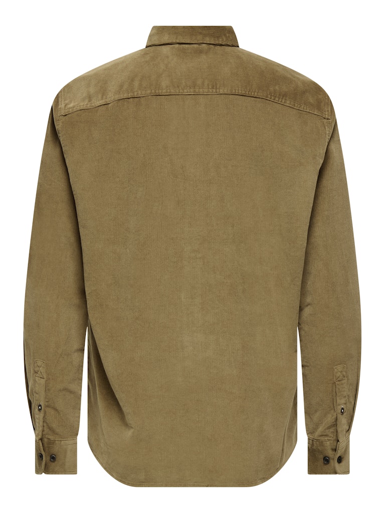 Onsmichael 18w Reg Cord Stretch Ls - Camel