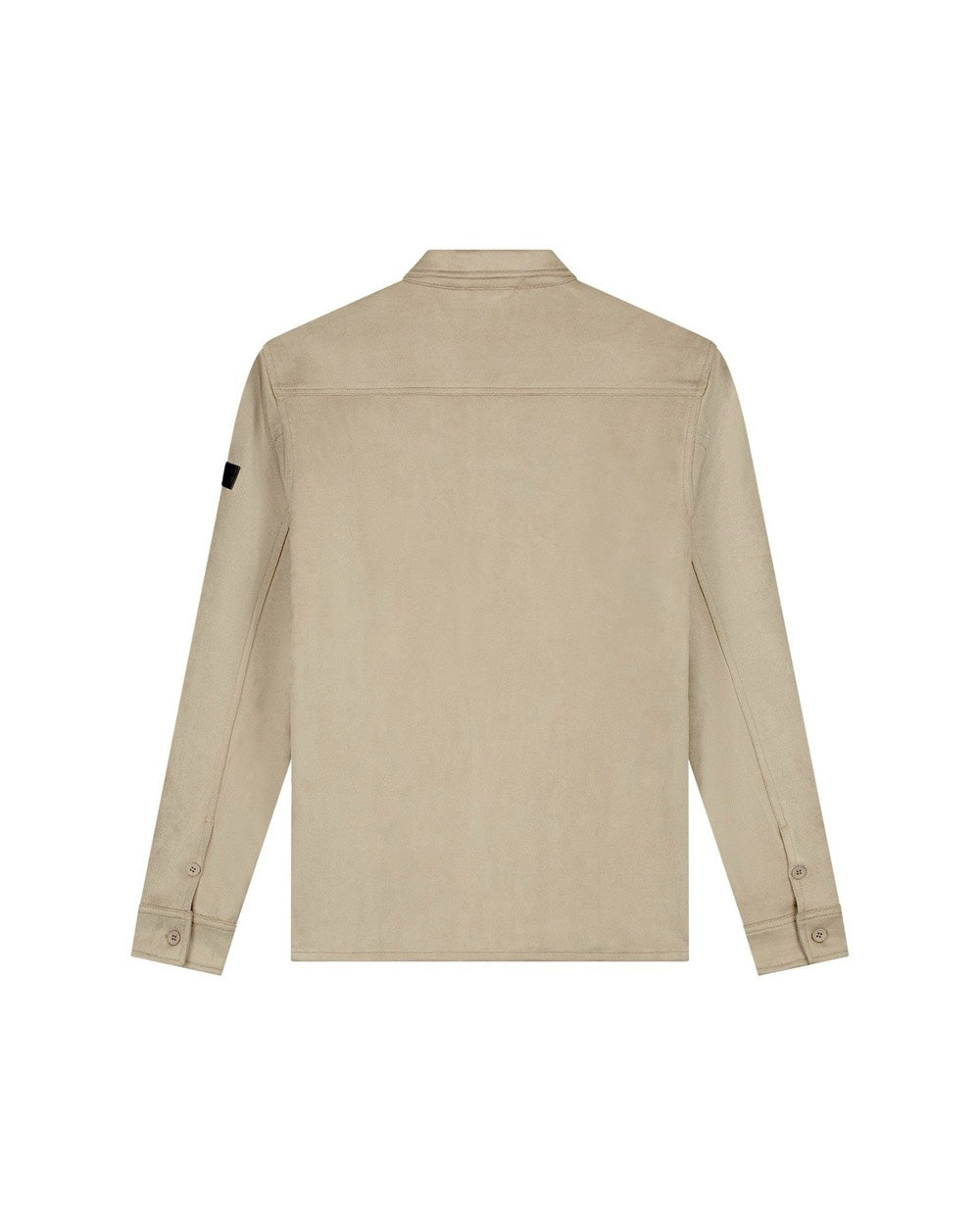 Suedine Overshirt - Taupe