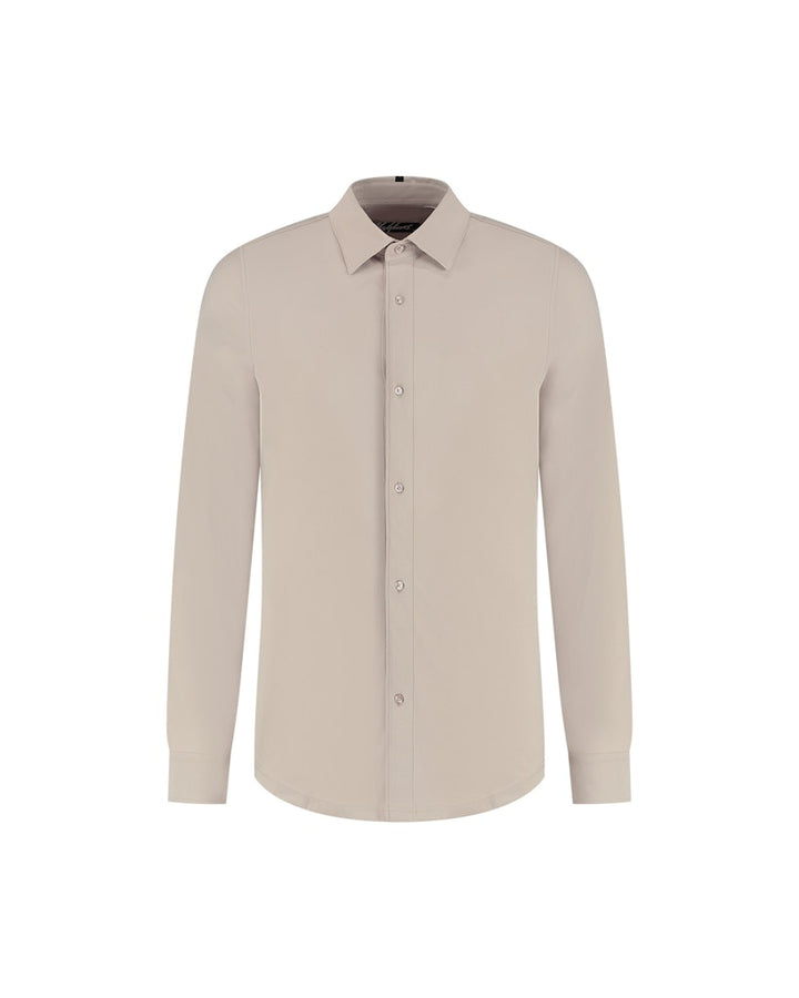 Strecht Shirt - Taupe